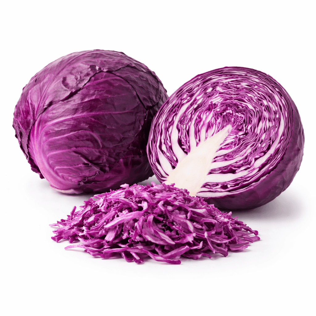 Vibrant purple cabbage cut and shredded Cabbage Purple - Image 1
